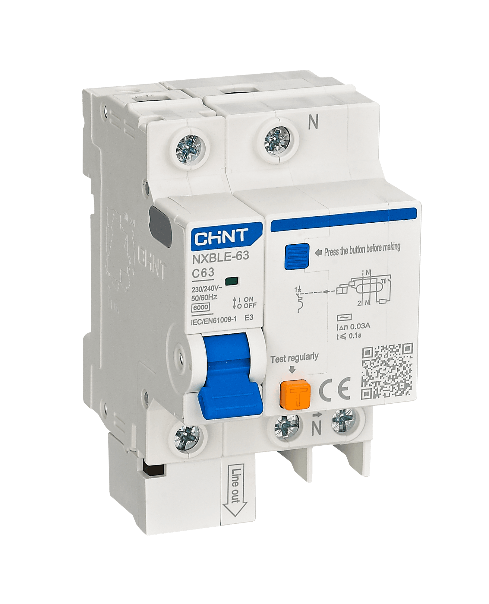 Interruptor Diferencial NXBLE-63 Curva C 30 mA